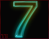 *Y*Neon-Number Seven 7