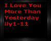 i love you more