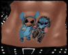 Stitch Jack Belly Tattoo