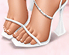 White Sparkly Heels