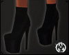 Black ankle boots