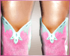 Pink Cow Boots