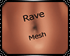 Raves Belly Tattoo Mesh
