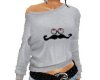Mustache Sweatshirt