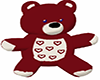 Red White HeartLovr Bear