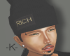 -K- Rich Black Beanie