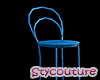 Bar Chair Blue