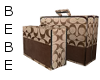 Brown Tapestry Luggage