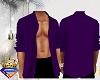 Open Shirt Purple
