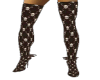 SKULL THIGH BOOTS