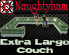 (N) Green L Couch