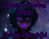 PentagramEarrings Purple