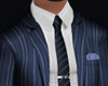 Striped Suit  Blue