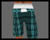 (DP)Cyan Tartan Shorts