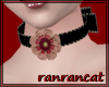 +choker knit flower B