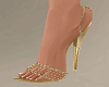 Elegant Gold Stilettos