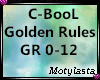 C-BooL Golden Rules GR1