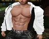 FG~ White Open Shirt