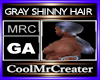 GRAY SHINNY HAIR