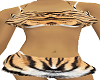 bikini w skirt tiger