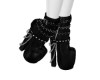 cute black spiky boots