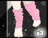x3! kawaii pink socks