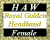 Royal Golden Headband F
