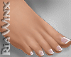 French Sheer Bare Feet
