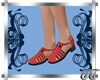 Jillian Red Sandals