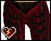 black'n red pants