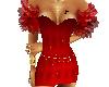Red dress with sparkle