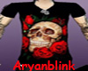 ~ARY~ Skull V-Shirt