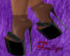 Black Fur Heels