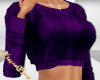 SE-Purple Sweater Top