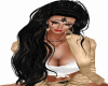 coiffure longue noir
