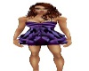 T Dress Violet Chiffon