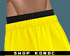 Shorts Yellow x Black