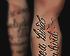 |GTR| POETIC Arm Tattoo