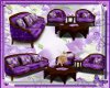 Sofa and chair purple