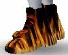 Sd flamin black high top