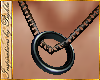 I~Onyx Ring Necklace*F