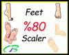 Feet 80% Scale