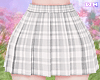 w. White Plaid Skirt