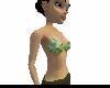 Lime Tropical Bikini Top