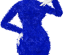 Blue Fuzzy Bodysuit