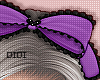 !!D Hair Bow Purple