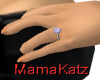 MK Amethyst/Gold Ring