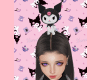 A|Kuromi Doll Head