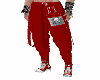 GOTHIC RED SKULL PANTS