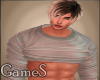 ~S Hot Male Top-Grey